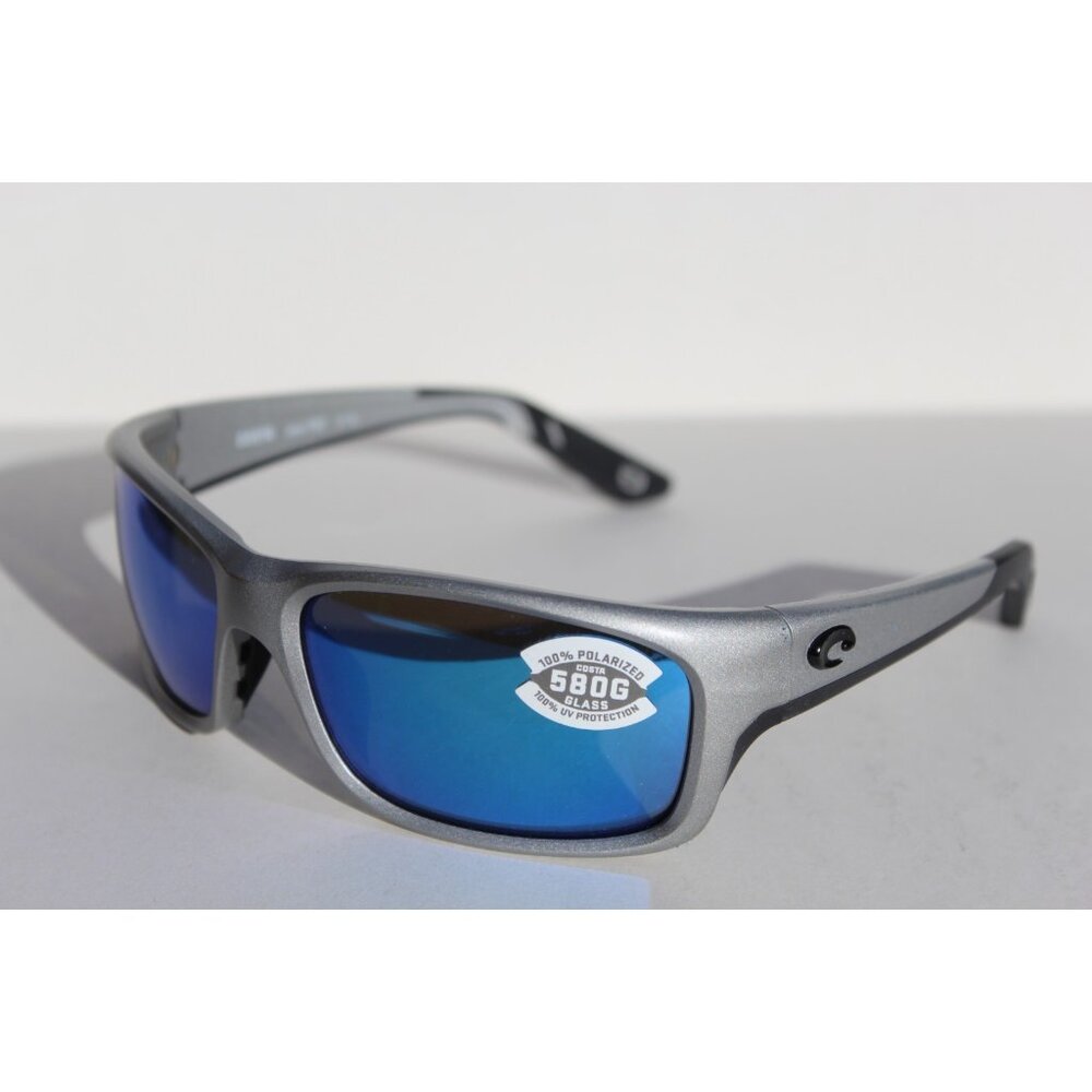 COSTA DEL MAR Jose PRO 580G POLARIZED Sunglasses Silver/Blue Mirror 580 NEW - Picture 5 of 10